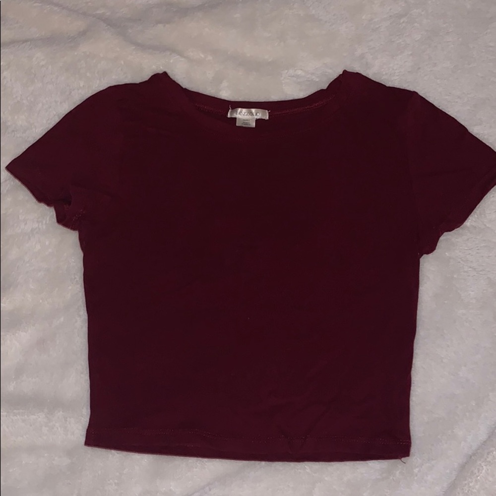 Simple Maroon T Shirt